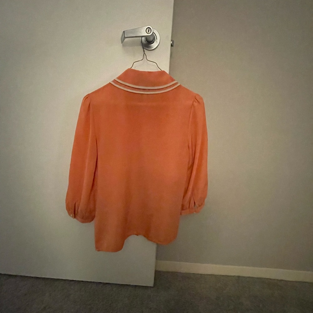 Coral/peach Asos blouse. Size small.